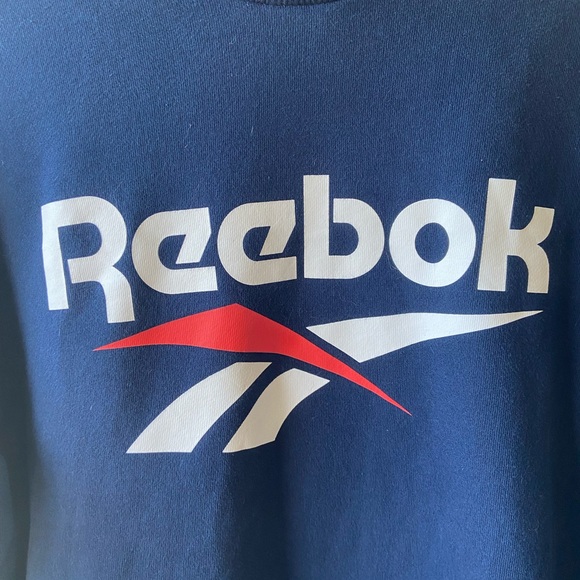 Reebok navy blue crewneck sweatshirt - Picture 7 of 8